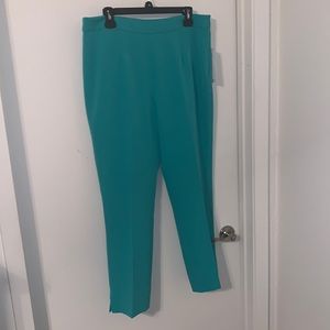 Green Ankle Pants